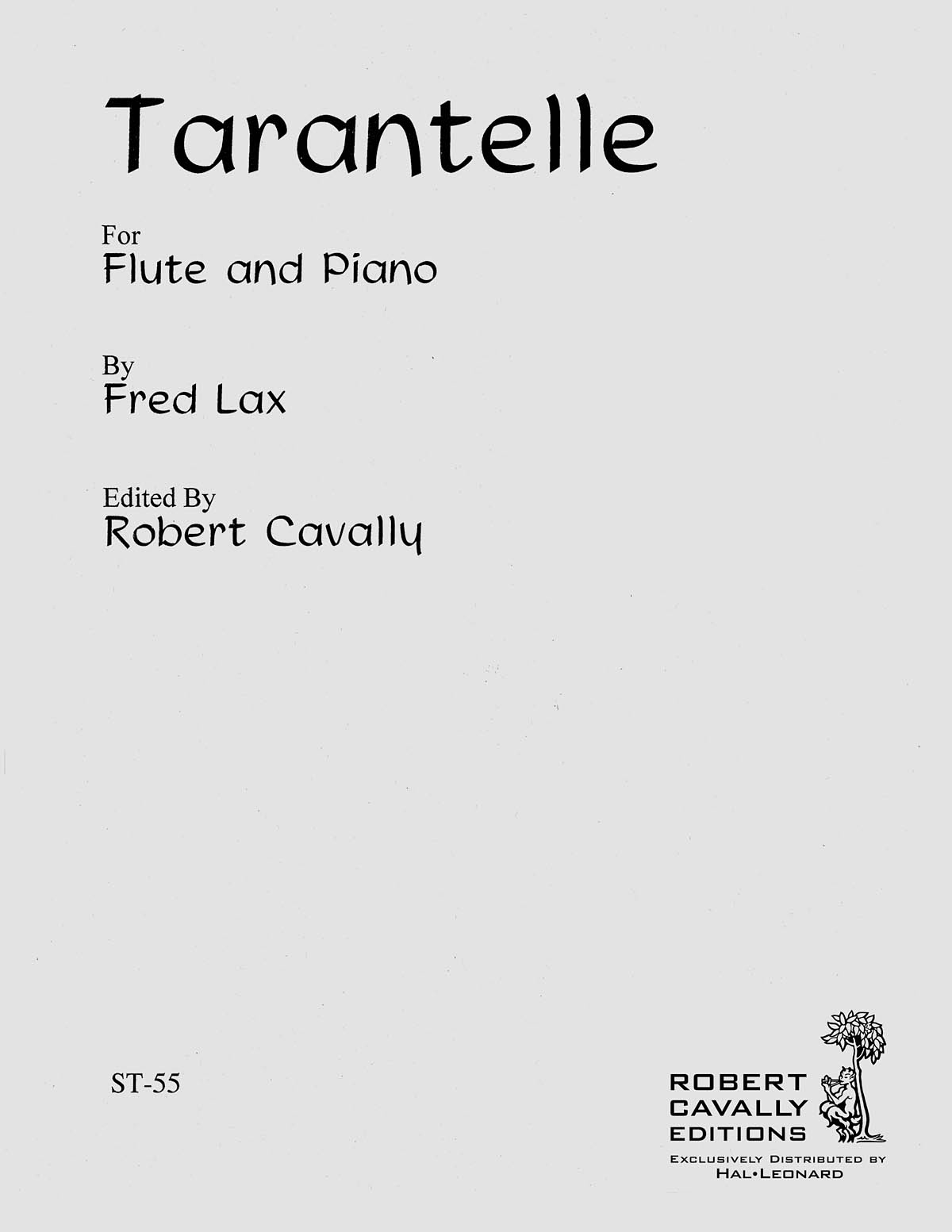 Fred Lax: Tarantelle, Op. 82