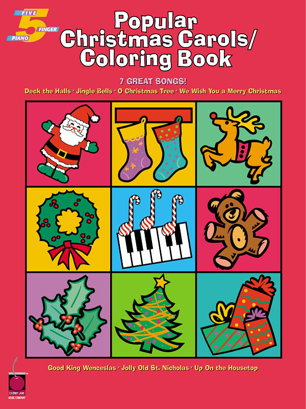 Popular Christmas Carols Coloring Book