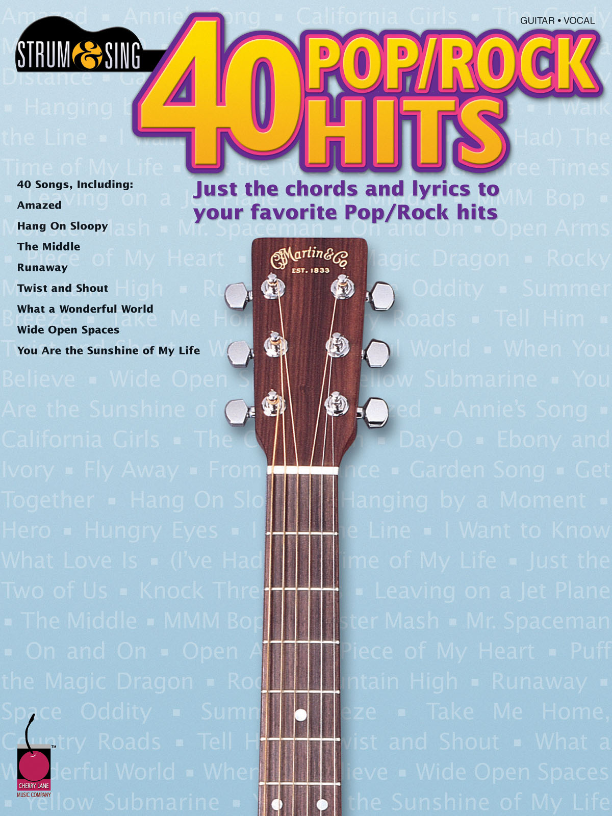 4 Pop/Rock Hits(Just the Chords and Lyrics to Your Favorite Pop/Rock Hits)