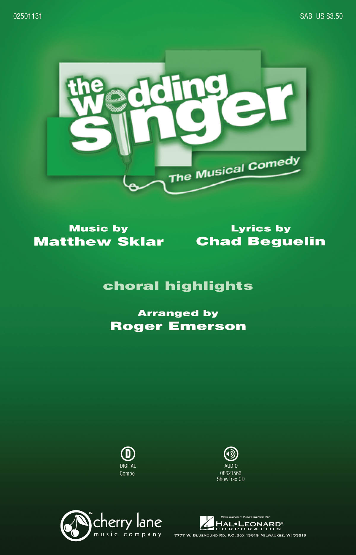 The Wedding Singer Choral Highlights (SAB)