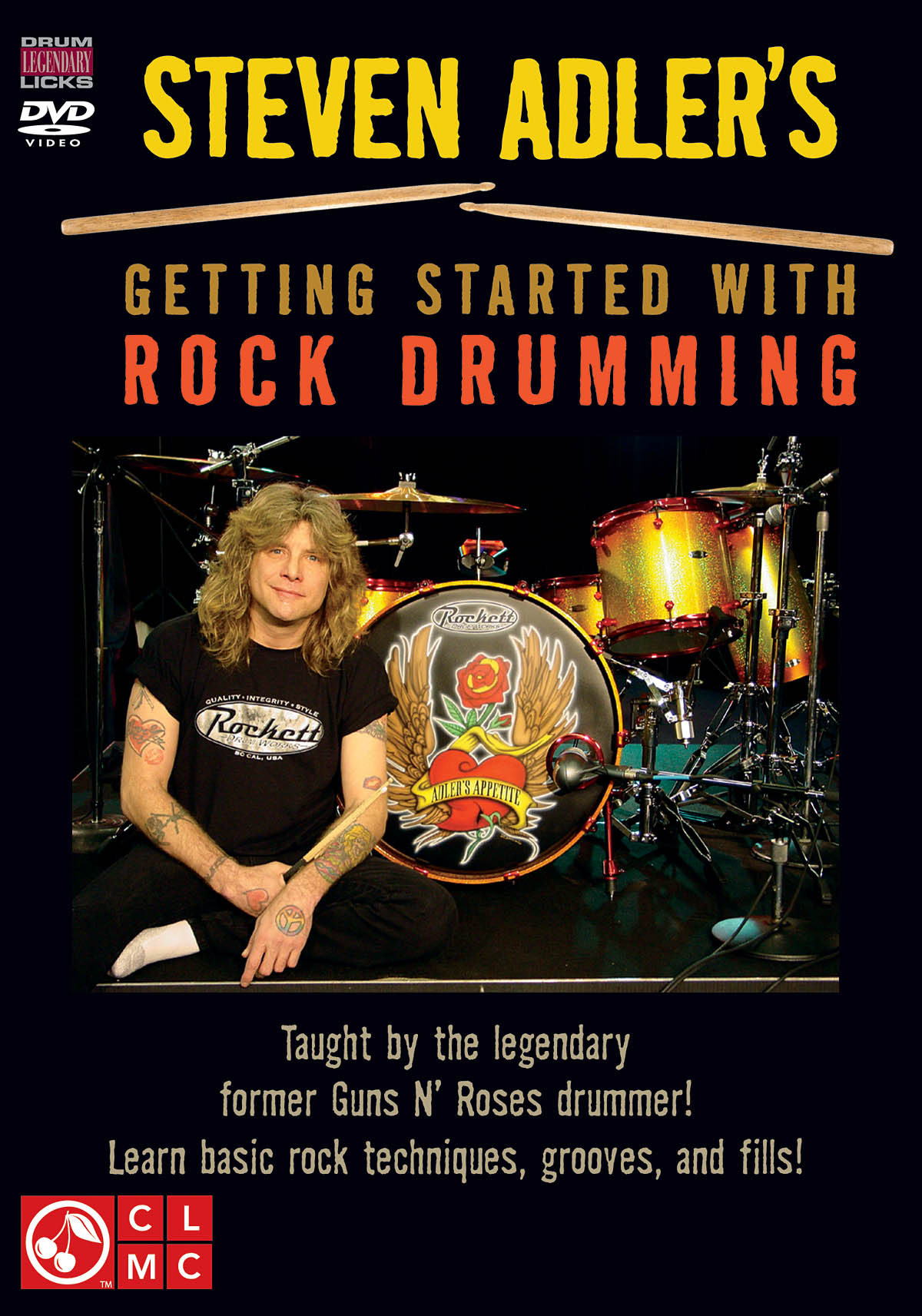 Steven Adler's Getting Started with Rock Drumming(Taught by the Legendary fuermer Guns N' Roses Drumm