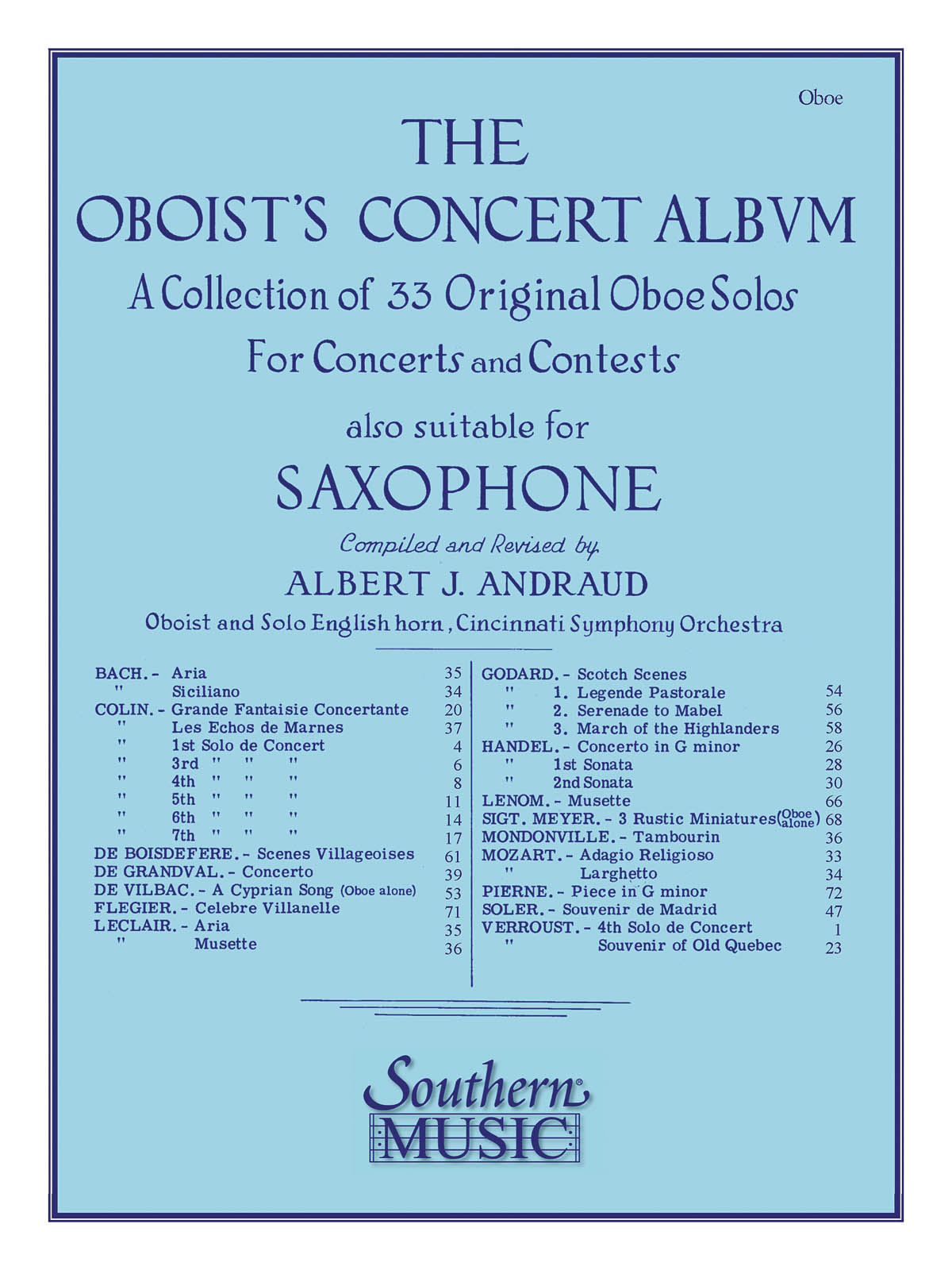 Oboist’s Concert Album
