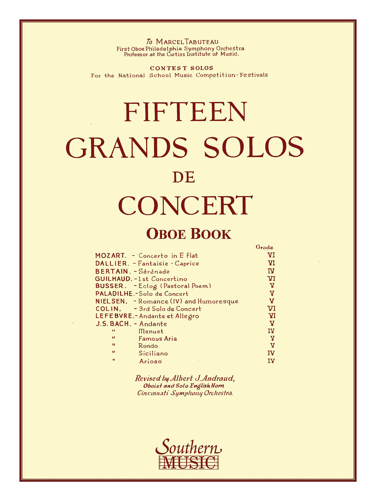 15 Grands Solos De Concert +Usa-Only+