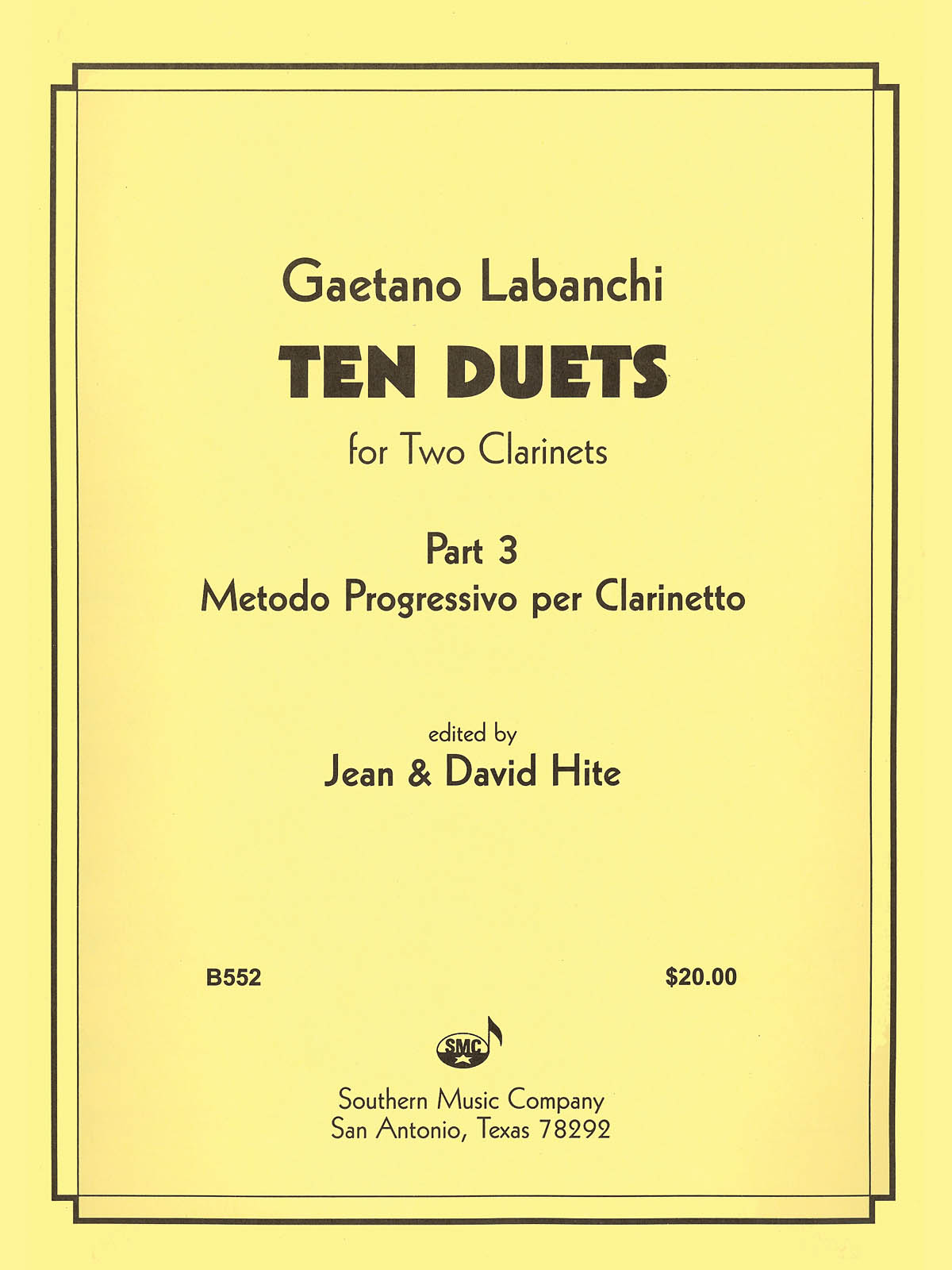 Ten Duets From Metodo Progressivo