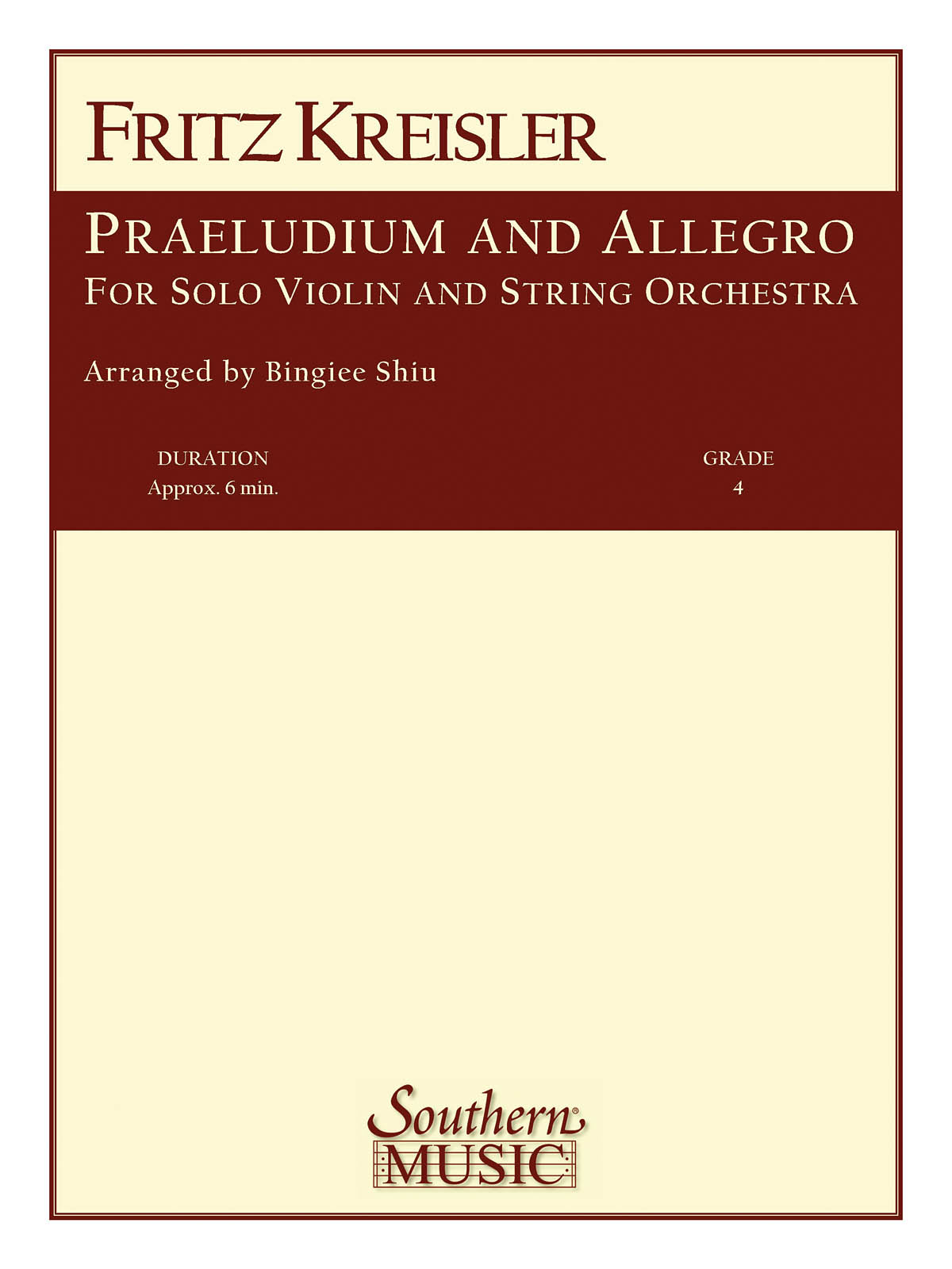 Praeludium And Allegro