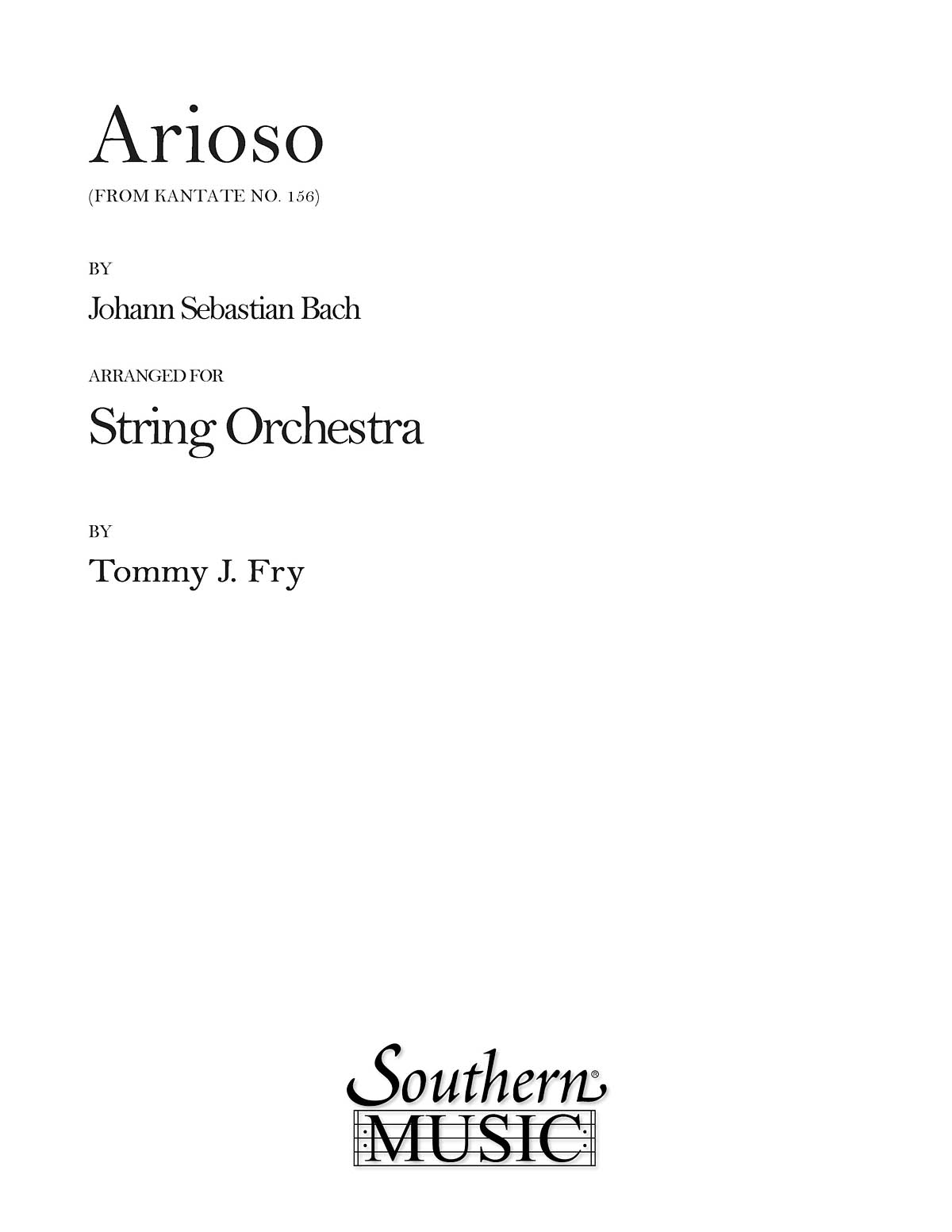 Arioso Cantata 156