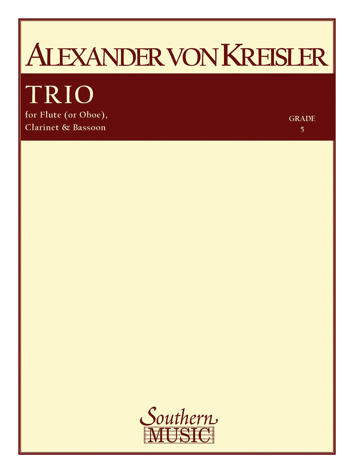 Alexander von Kreisler: Trio