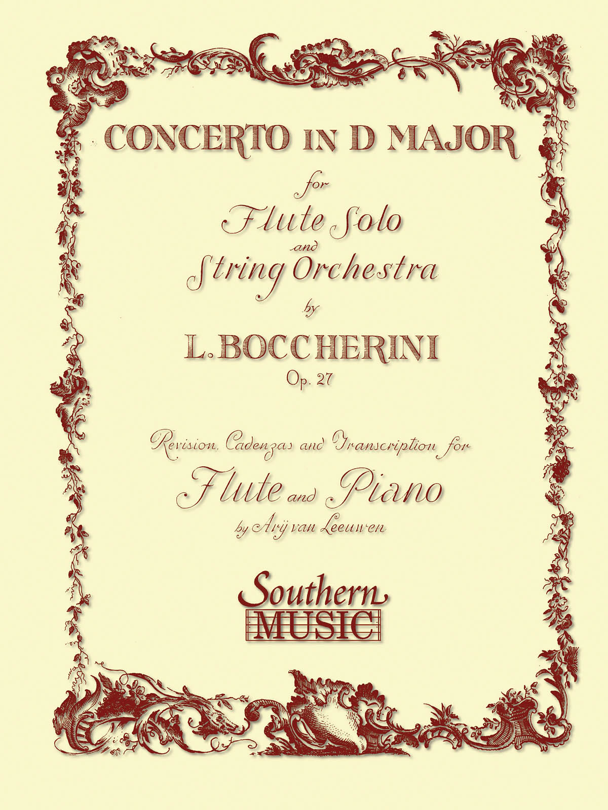 Luigi Boccherini: Concerto In D Major, Op 27