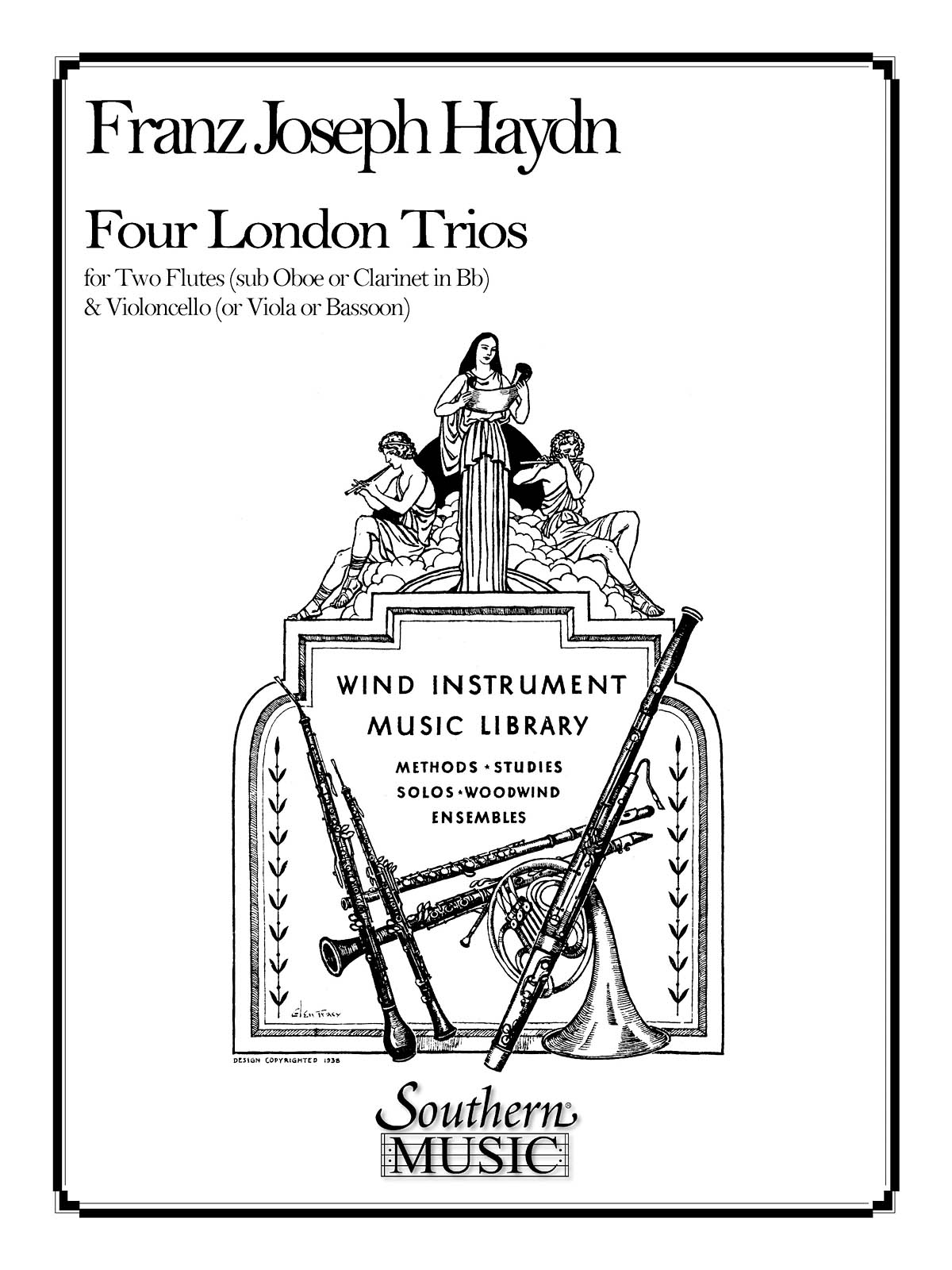 Franz Joseph Haydn: Four (4) London Trios (Set-Pts-Only)