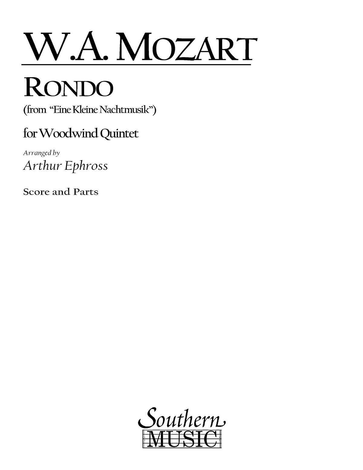 Rondo (From Eine Kleine Nachtmusik)