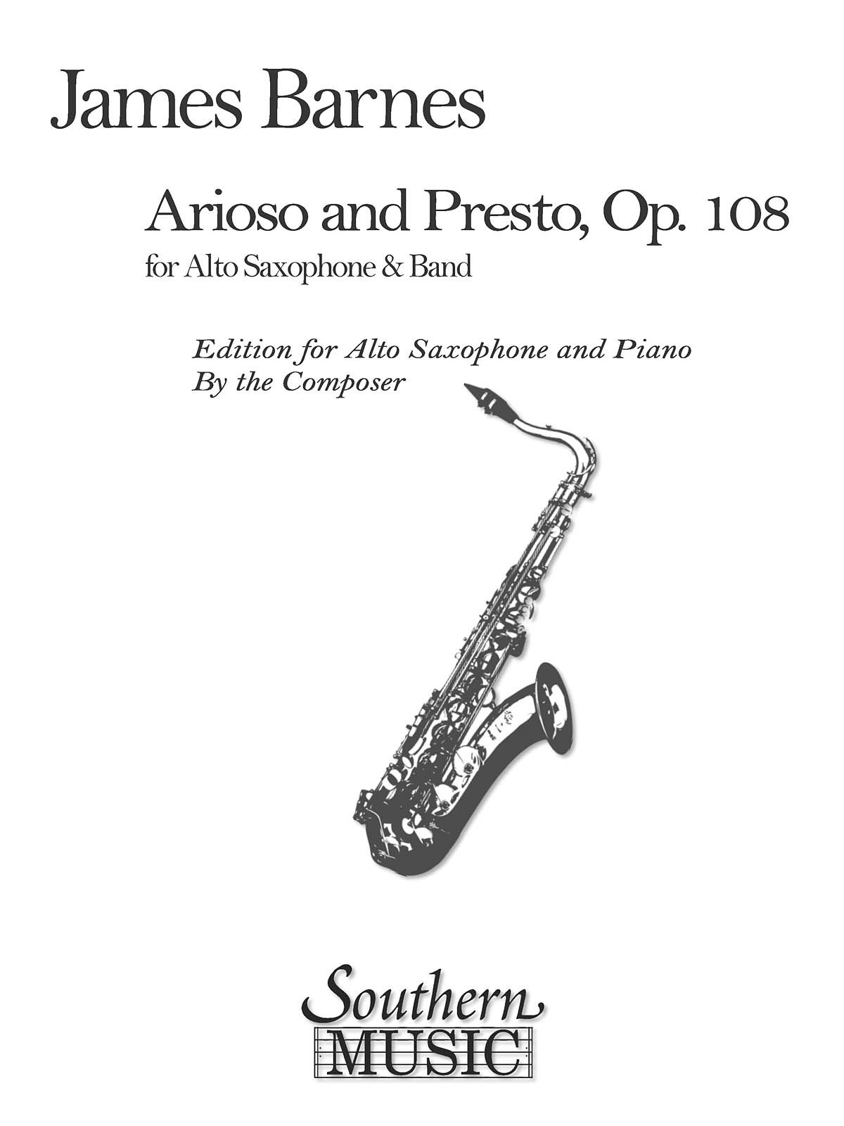 Arioso And Presto Op 108