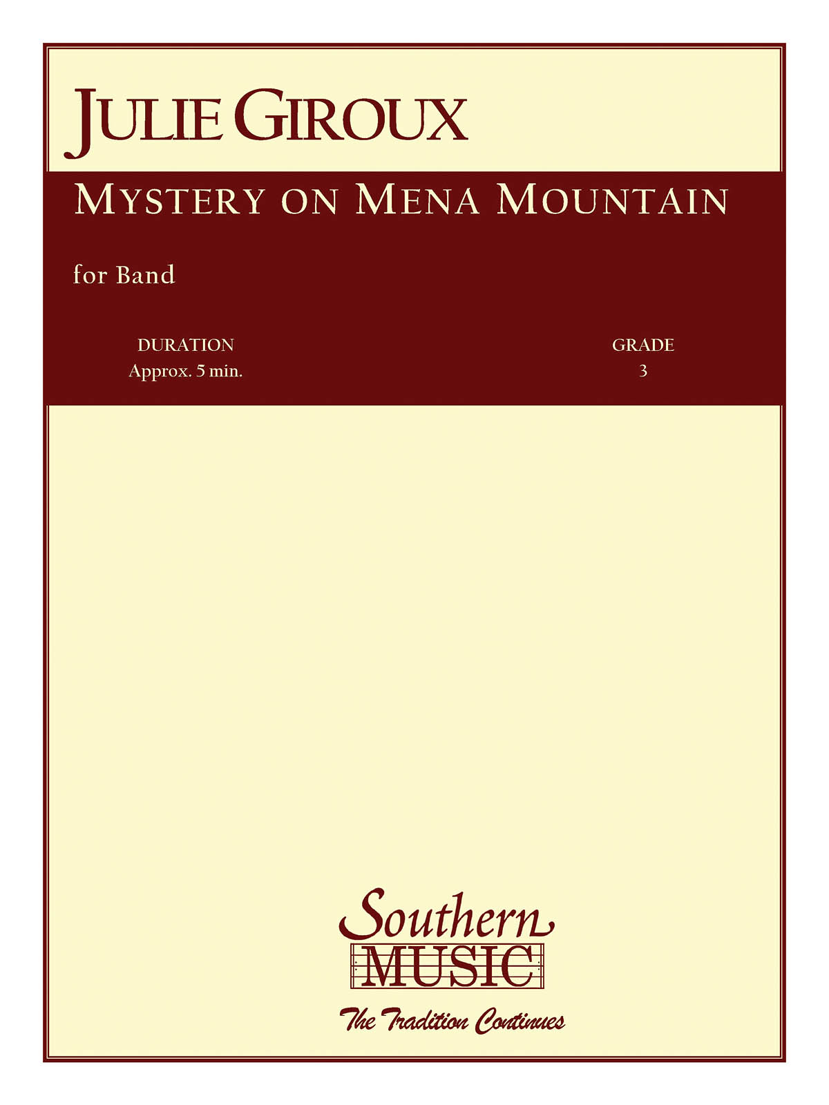 Mystery On Mena Mountain