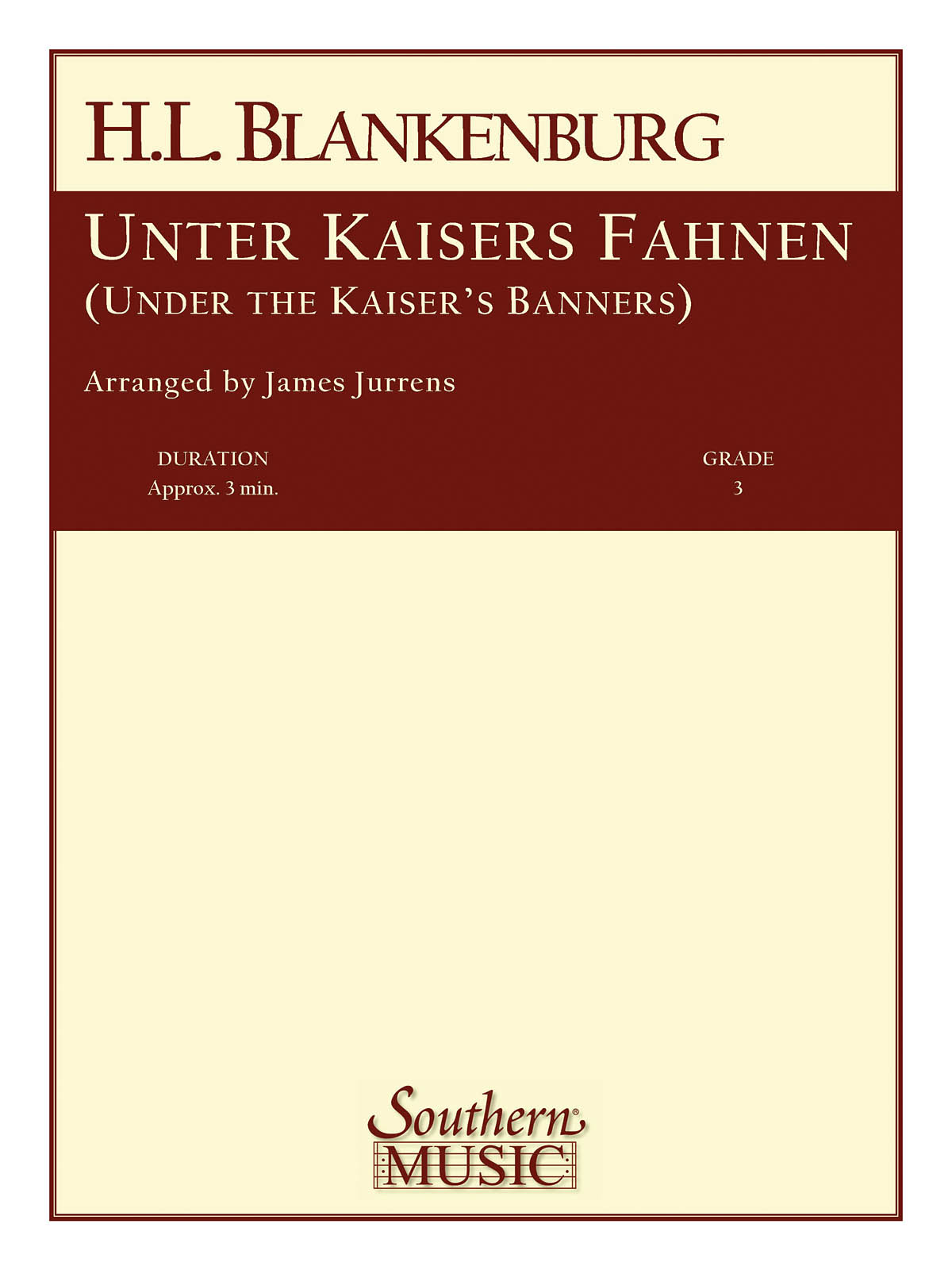 Unter Kaisers Fahnen ( Under The Kaiser’S Banner)