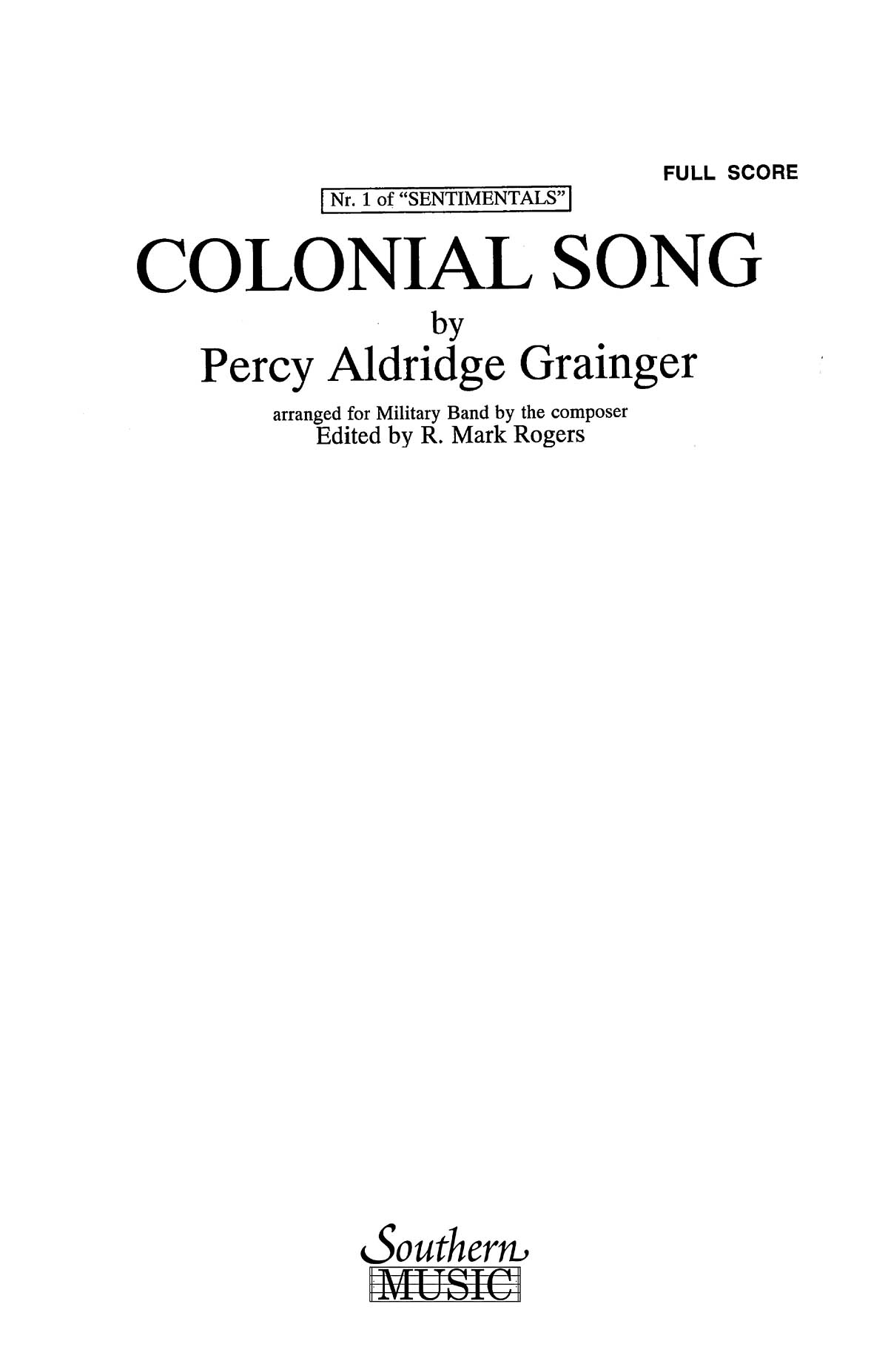 Colonial Song