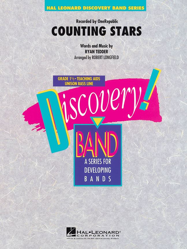 Ryan Tedder: Counting Stars (Partituur)