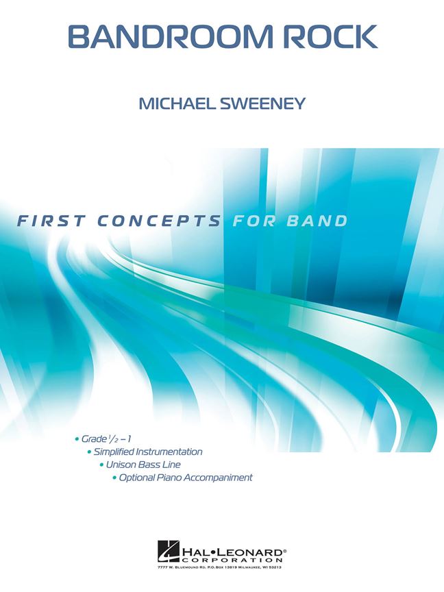 Michael Sweeney: Bandroom Rock (Partituur Harmonie)