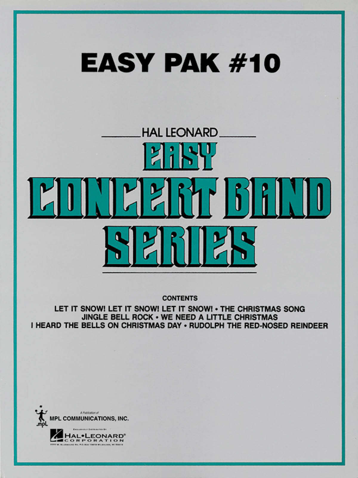 Hal Leonard Easy Concert Band Paks – Pak 10