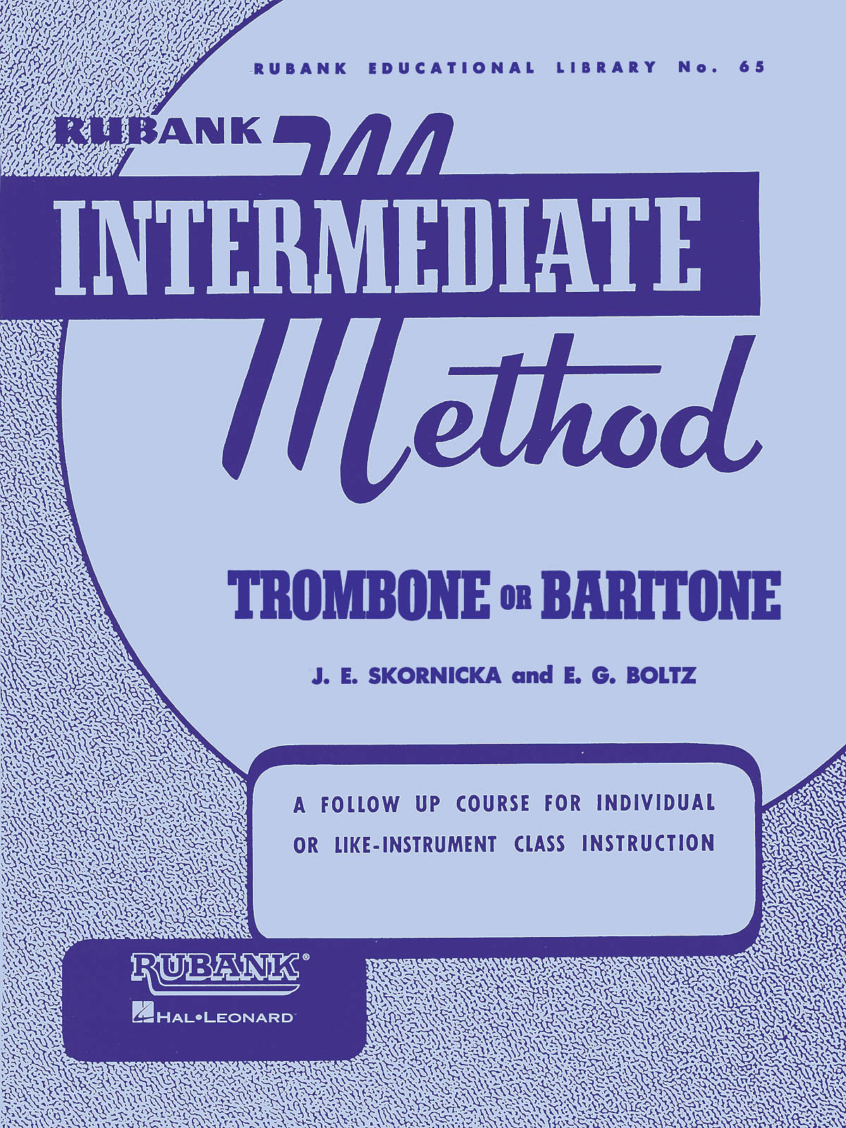 Rubank Intermediate Method Trombone or Baritone