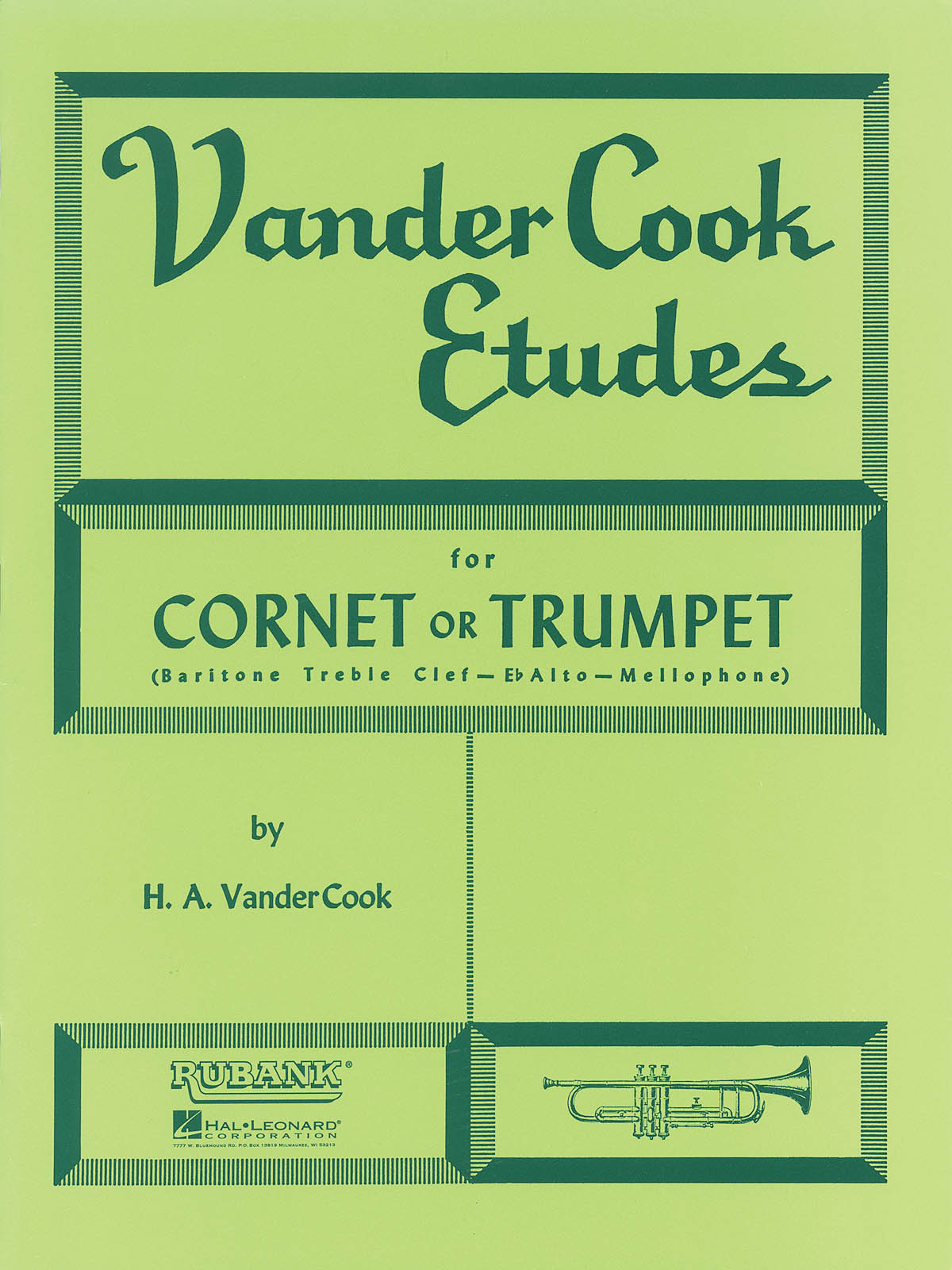 Vandercook Etudes For Cornet/Trumpet