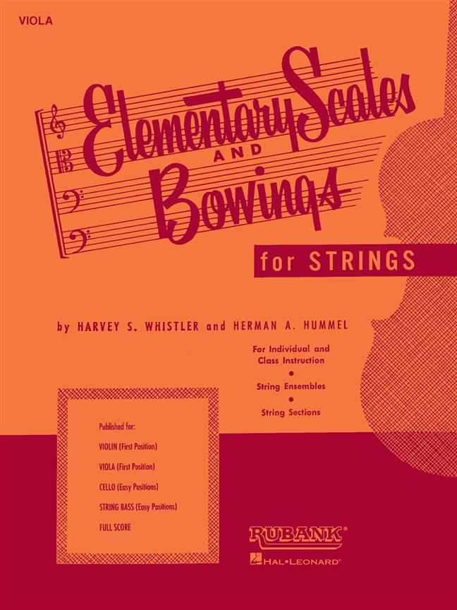 Elementary Scales and Bowings-Viola (First Pos.)