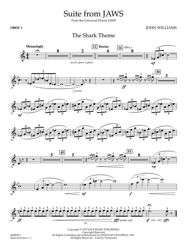 Suite from Jaws(Score and Parts)