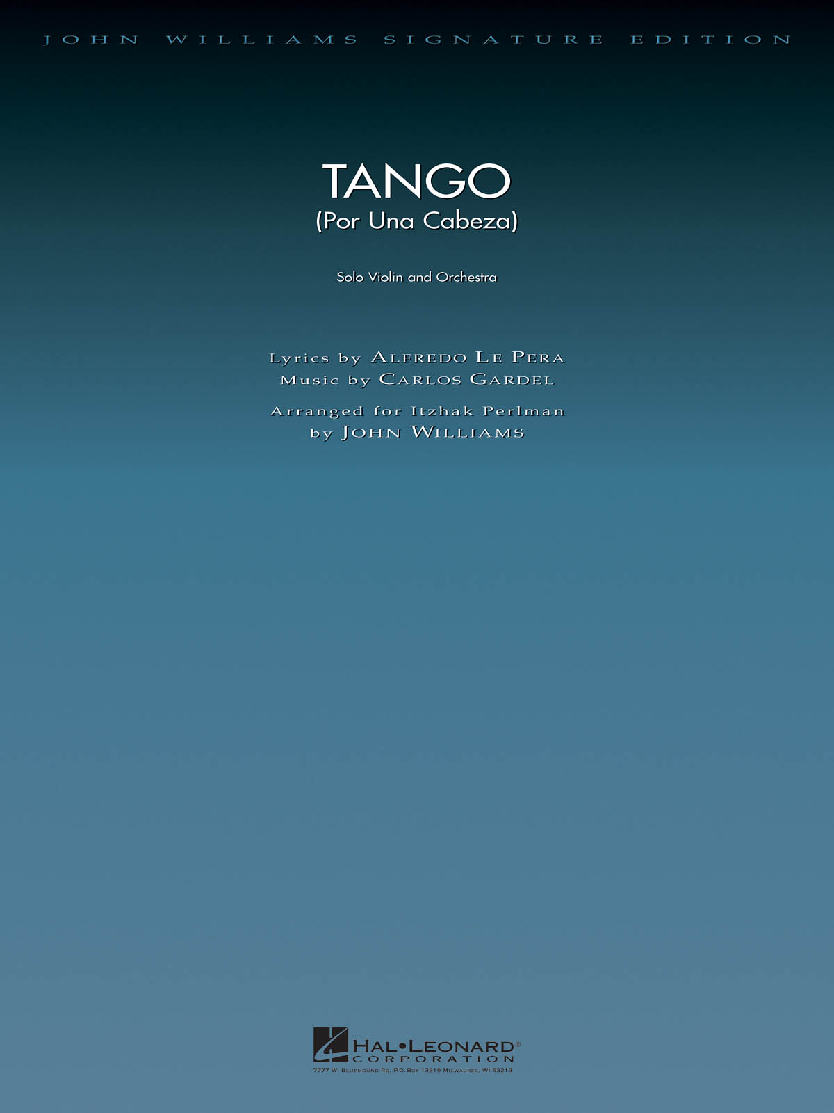 Tango (Por Una Cabeza)(Solo Violin and Orchestra)