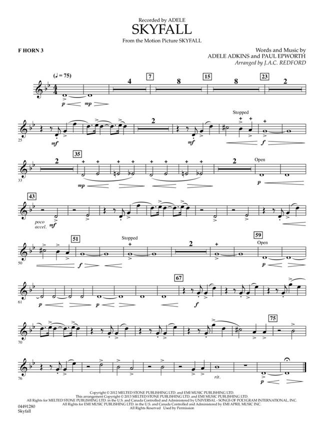 Adele: Skyfall (Vocal Solo en Orkest)
