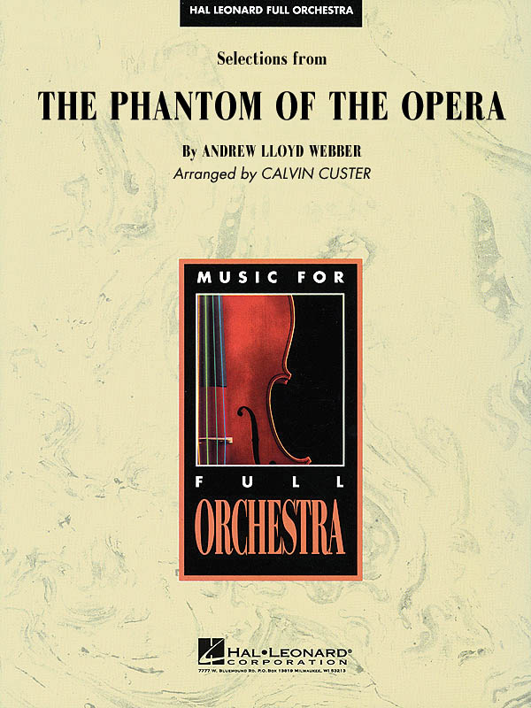 Selections from the Phantom of the Opera (US Set (partituur + partijen – zonder Europese partijen)Set (Partituur, Losse Partijen))