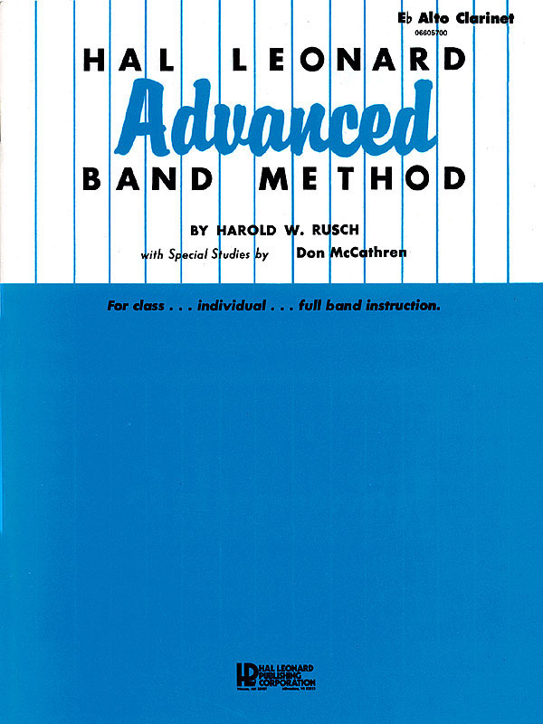 Hal Leonard Advanced Band Method(Alto Clarinet)