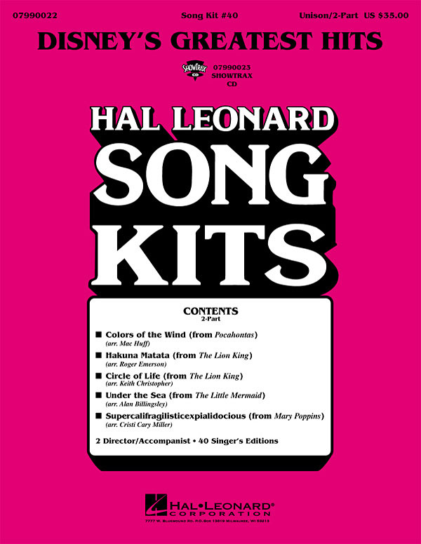 Disney's Greatest Hits Song Kit #4