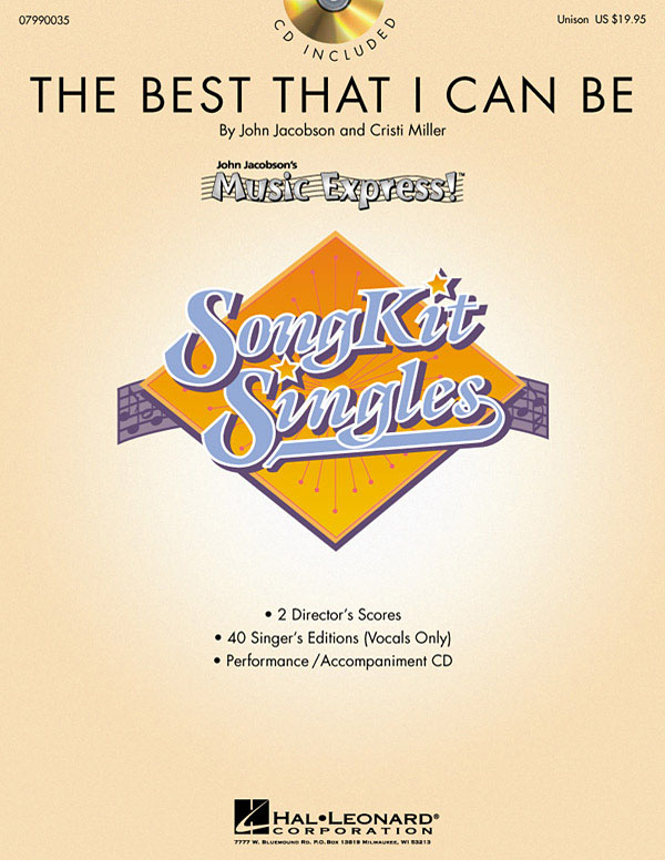 The Best That I Can Be SongKit Single(Unison)