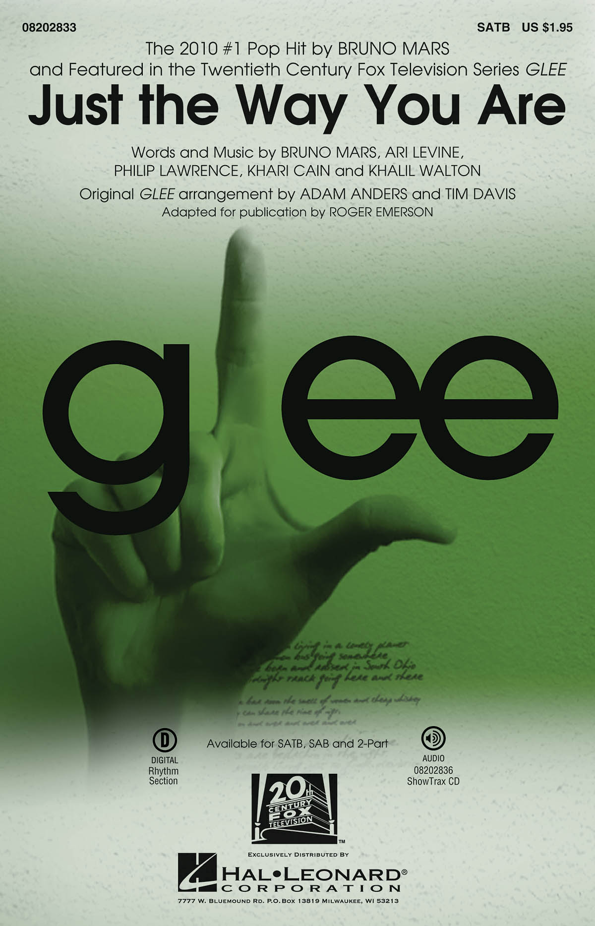 Just the Way You Are featured in Glee
