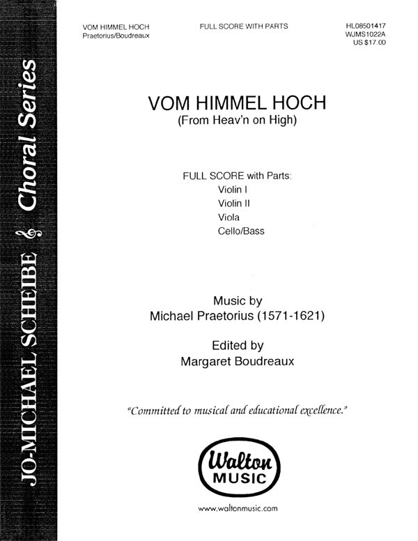 Praetorius: Vom Himmel Hoch (Instrumental Parts)
