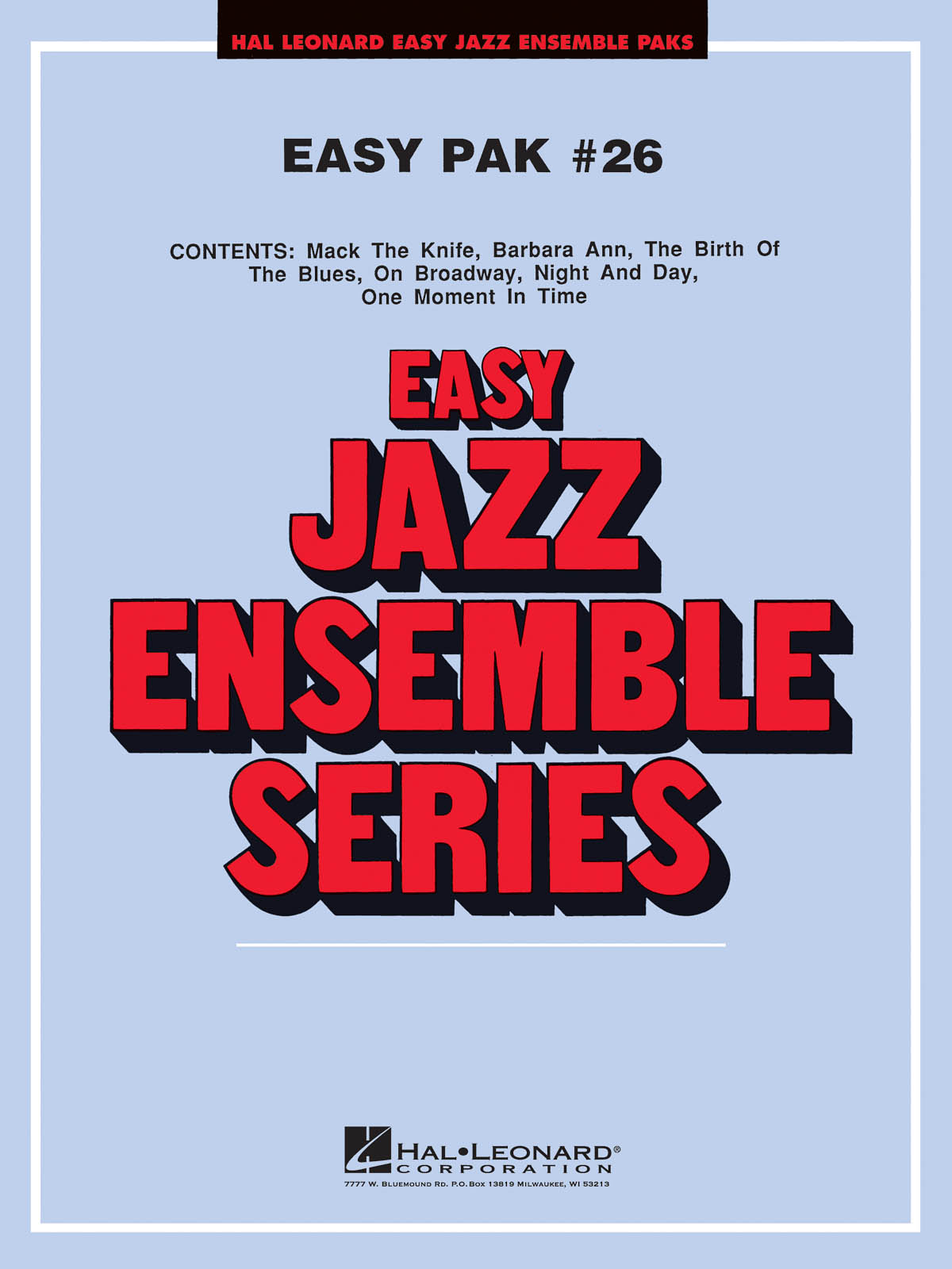 Easy Jazz Ensemble Pak 26