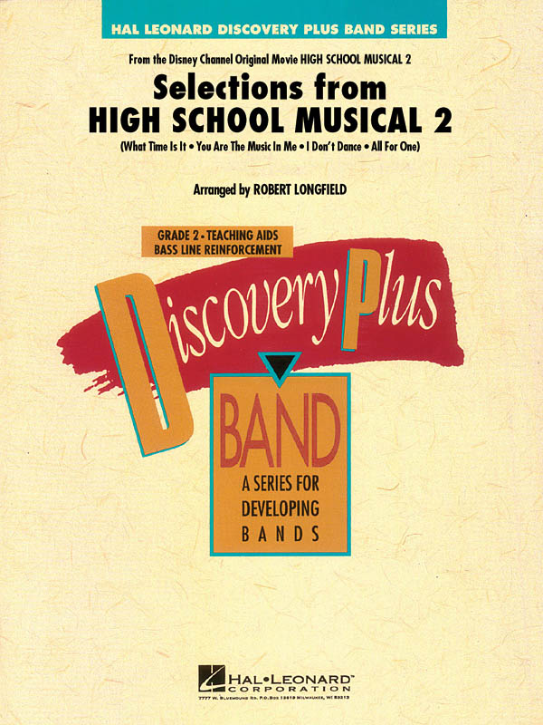 Selections From High School Musical 2 (US Set (partituur + partijen – zonder Europese partijen)Partituur)