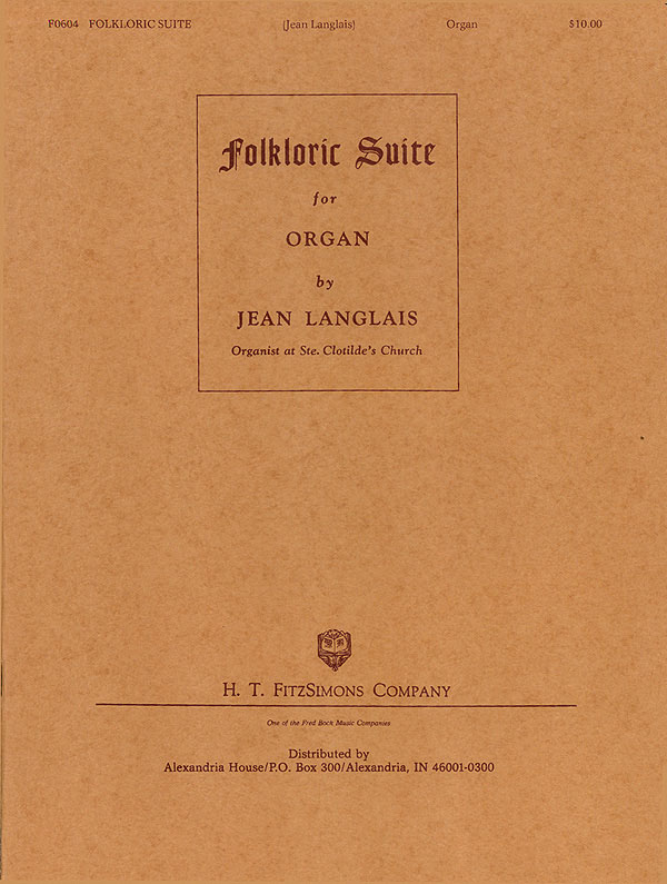 Jean Langlais: Folkloric Suite