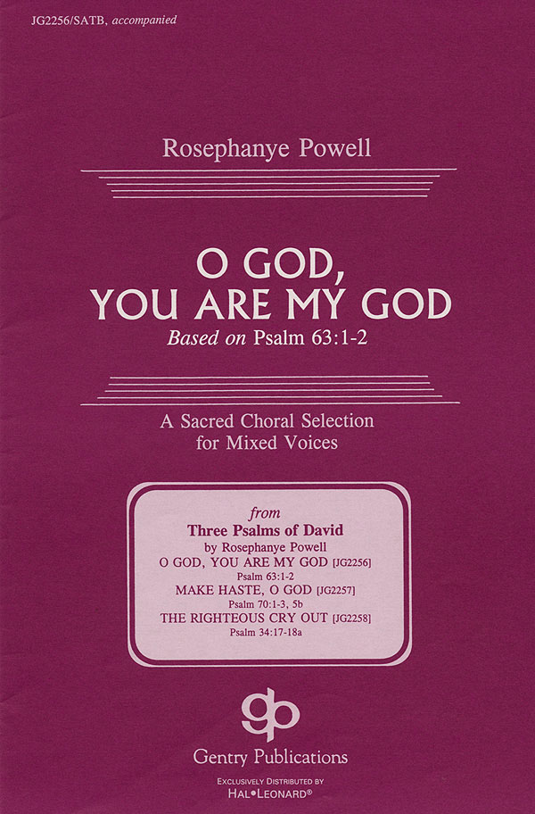O God, You Are My God (SATB)