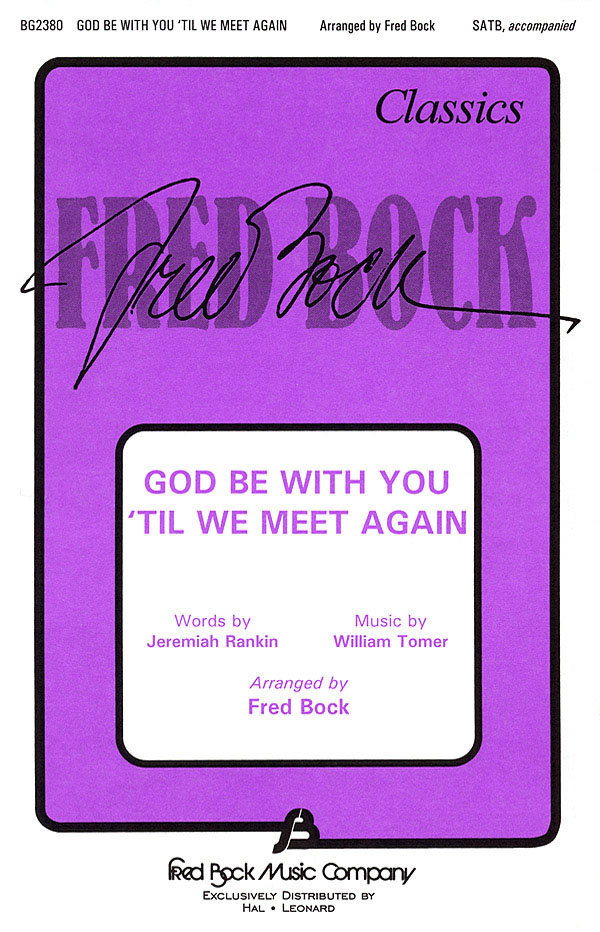 God Be With You 'Til We Meet Again (SATB)