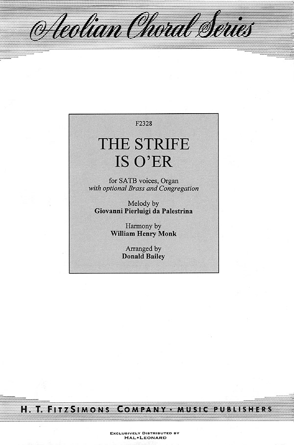 The Rife Is Over (SATB)