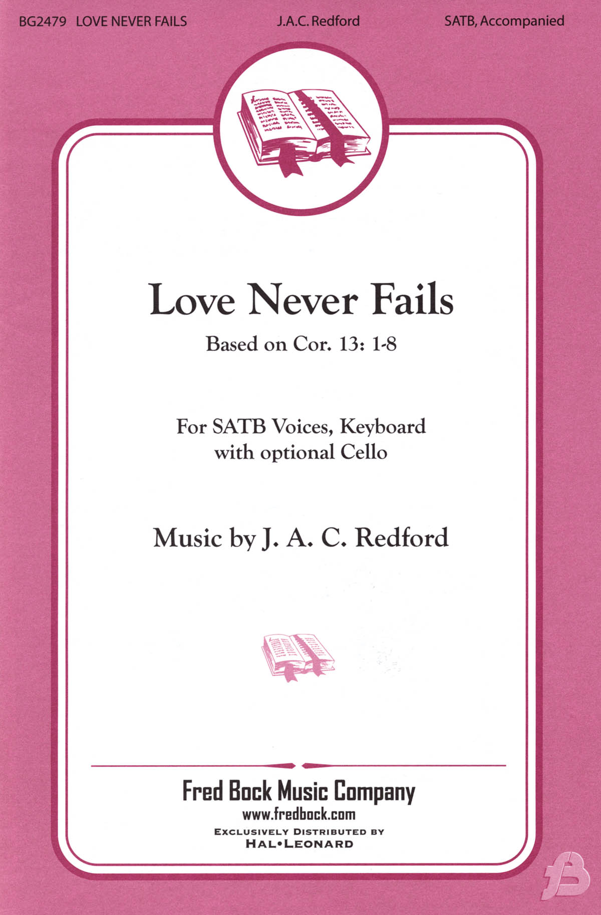 Love Never Fails With Cello Part