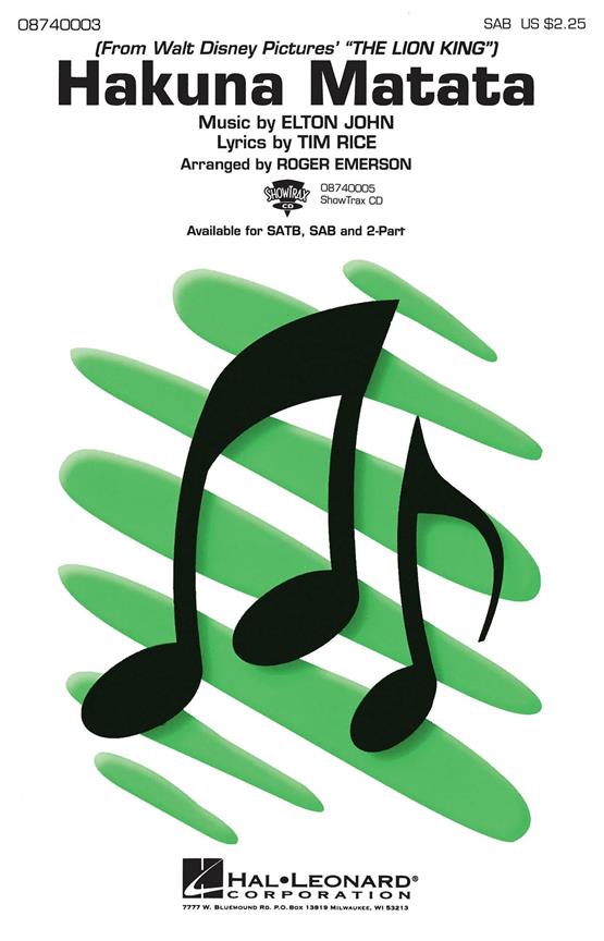 Hakuna Matata (from The Lion King)