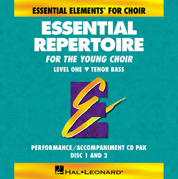 Essential Repertoire For The Young Choir(Level 1 Tenor Bass, Performancee/Accompaniment CD)