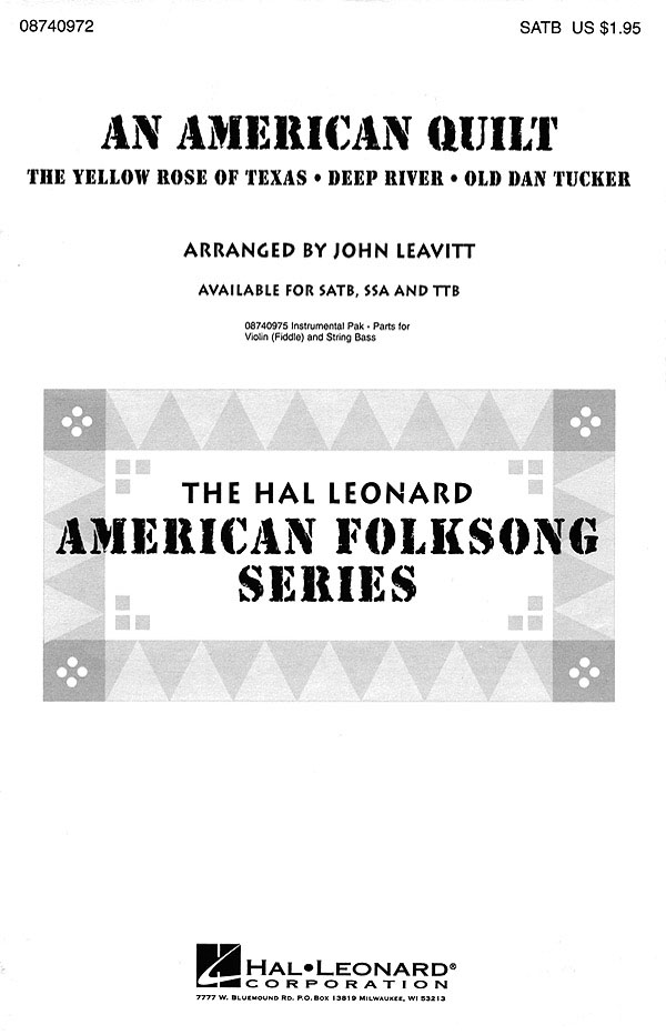 An American Quilt(A Collection of 3 American Folksongs)