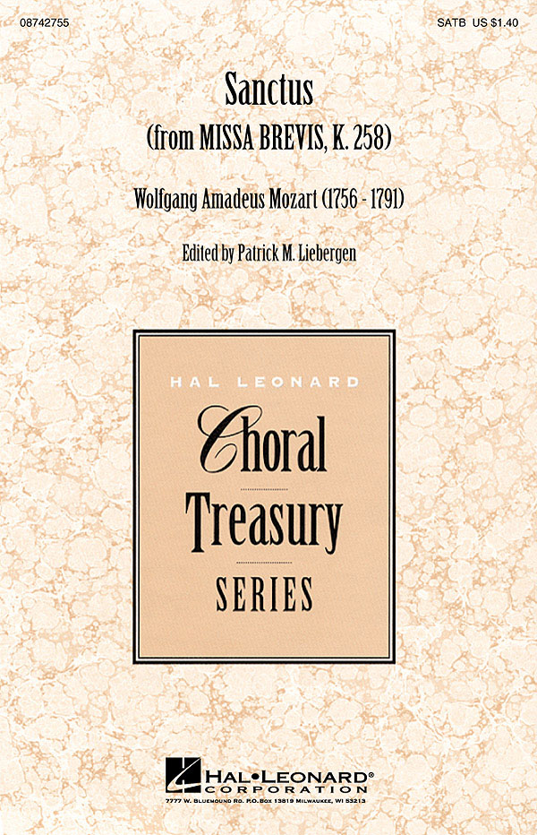 Sanctus from Missa Brevis, K. 258