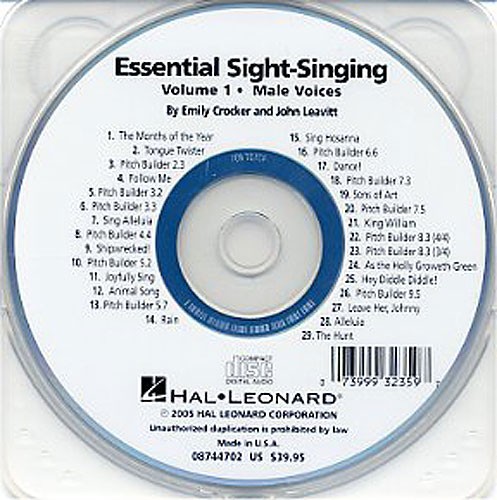 Essential Sight-Singing Vol. 1 Male Voices