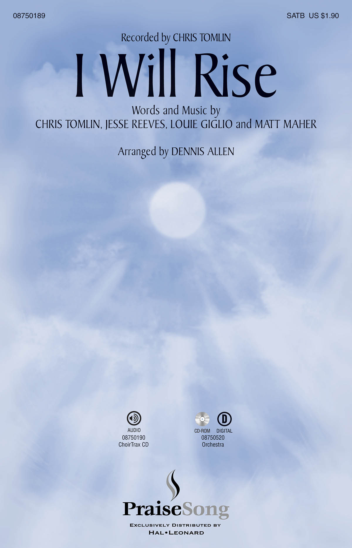 Chris Tomlin: I Will Rise (SATB)