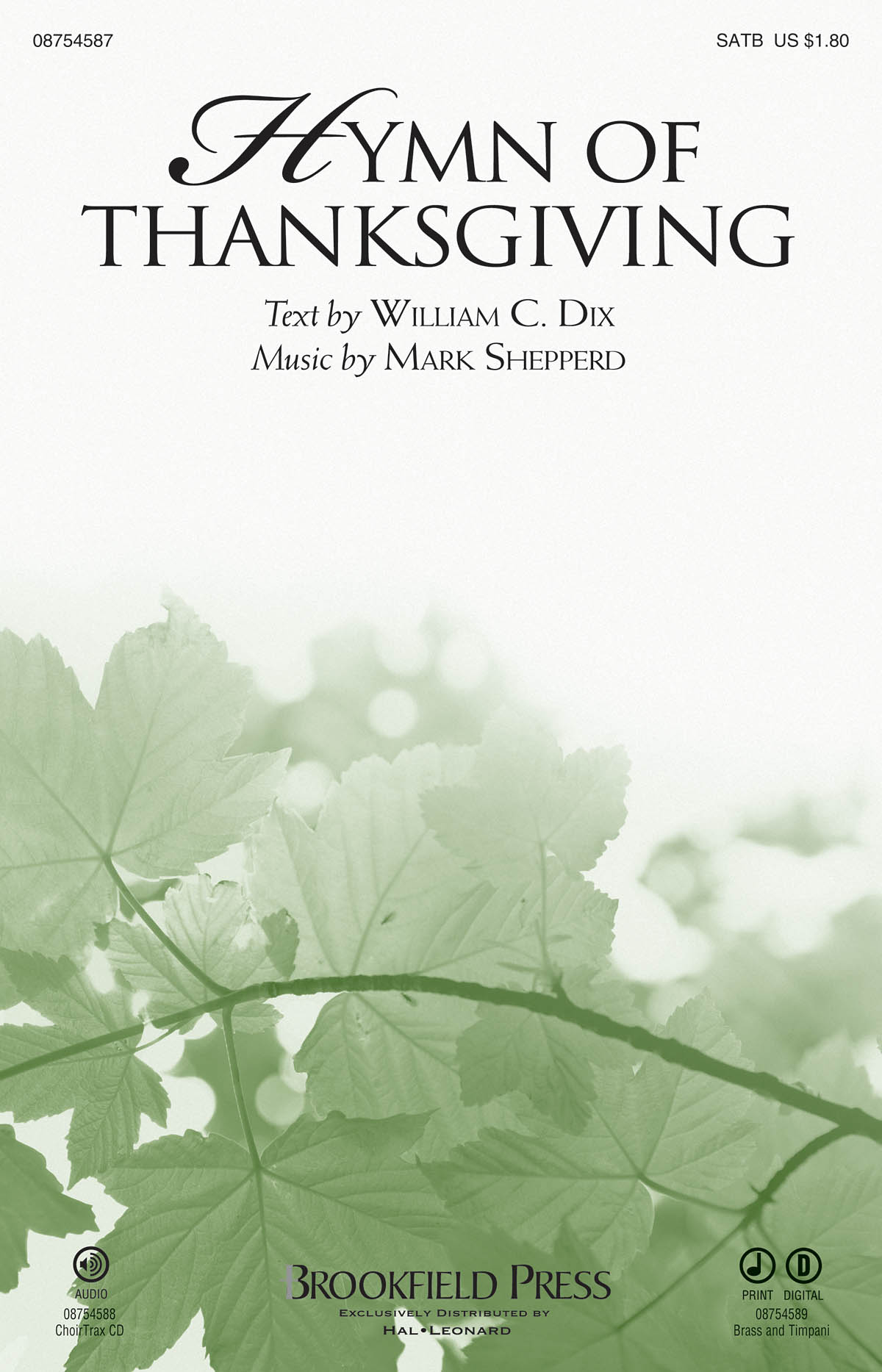 Hymn of Thanksgiving (SATB)