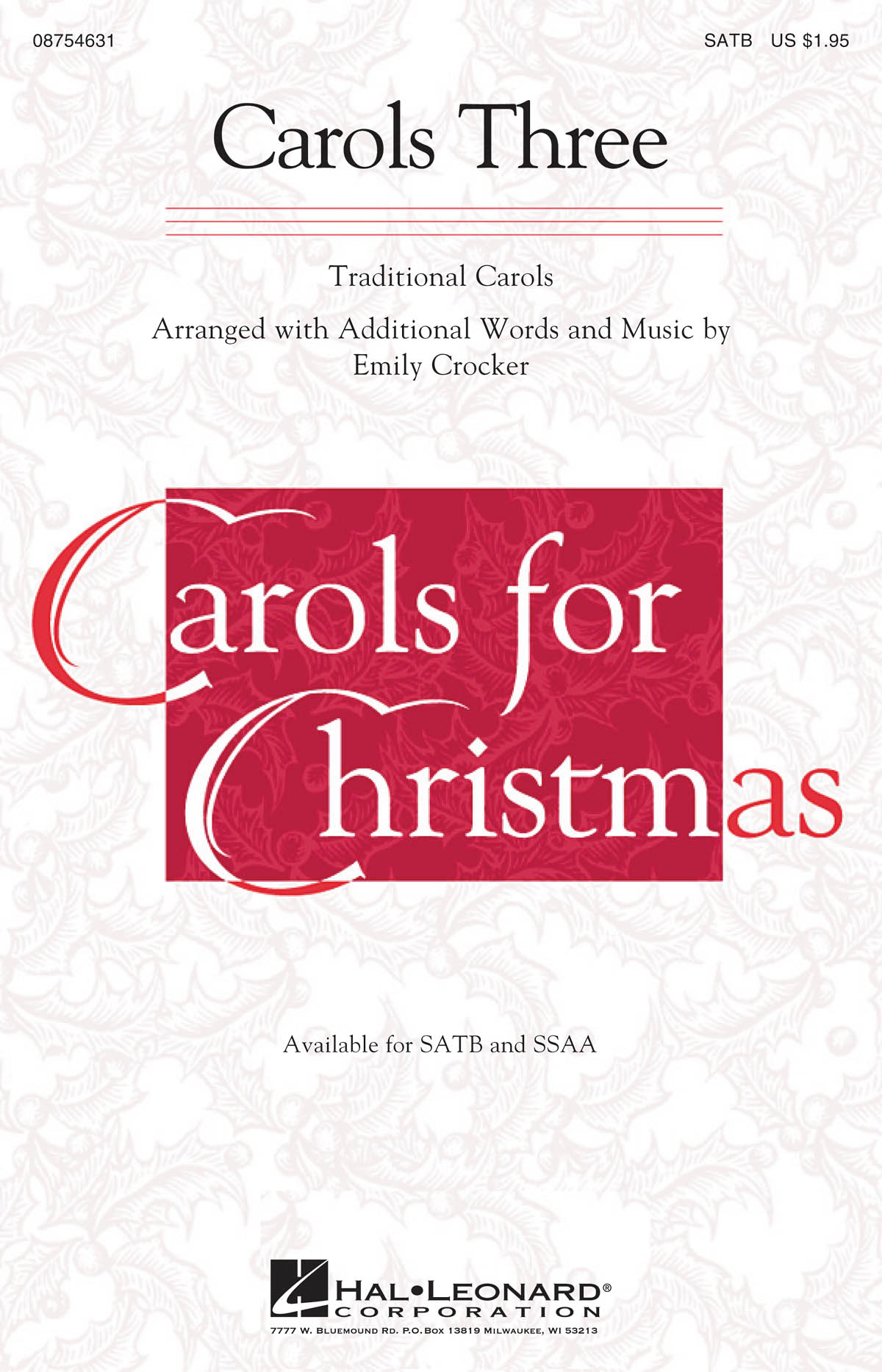 Carols Three (SATB)