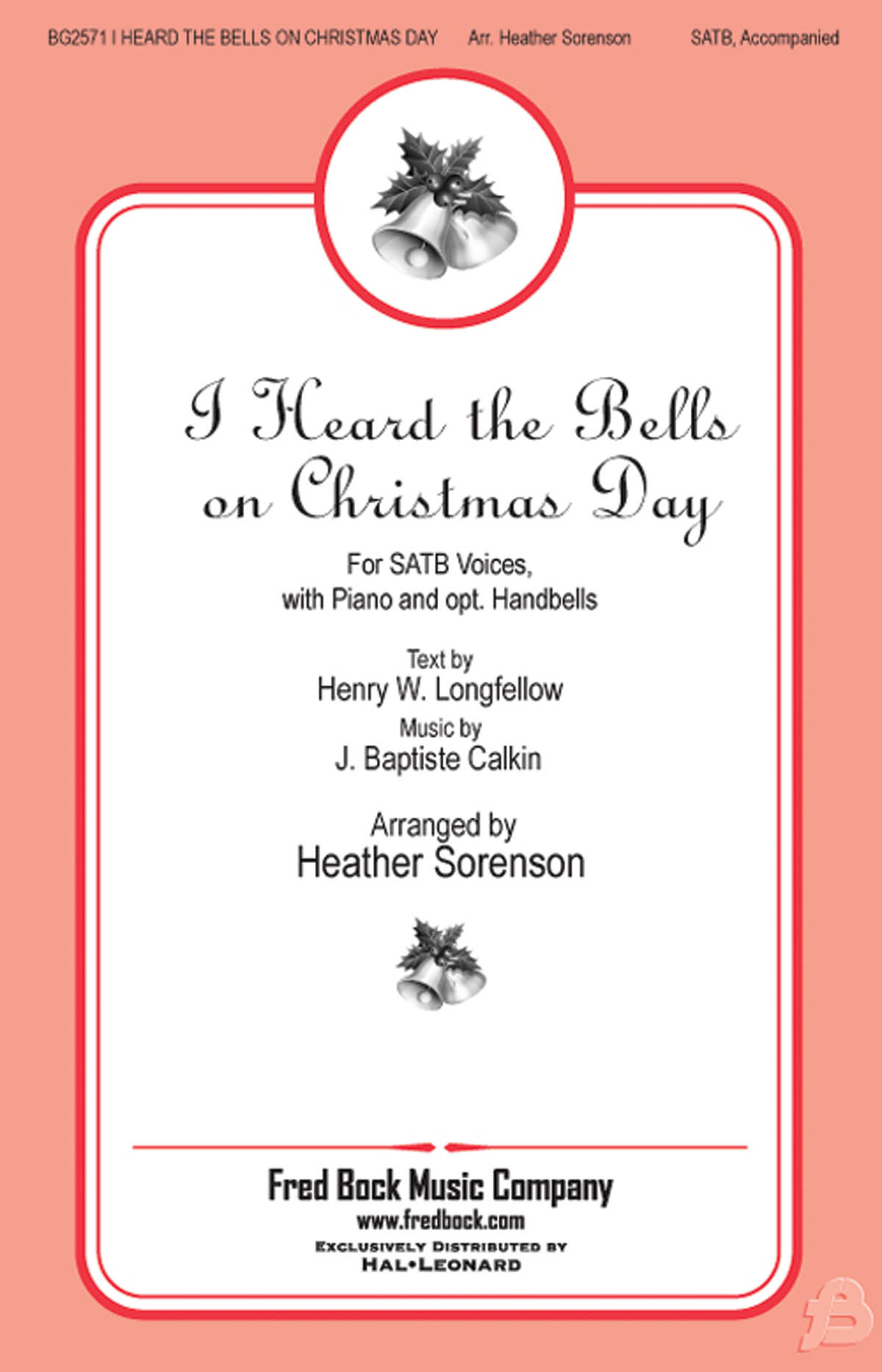 I Heard The Bells On Christmas Day (SATB)