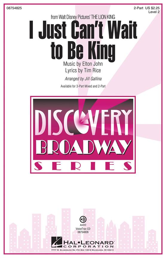 I Just Can't Wait to Be King((from The Lion King) Discovery Level 2)